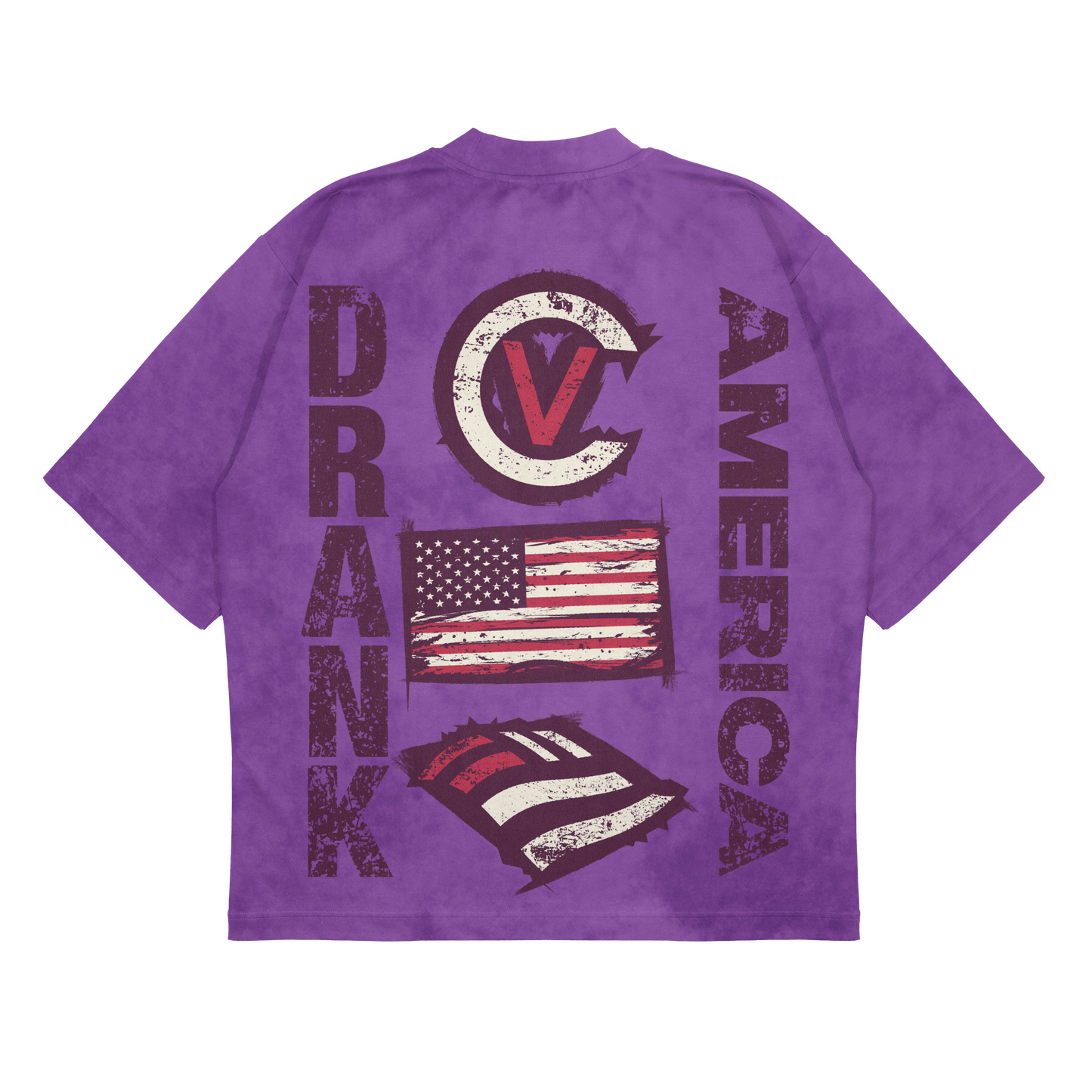 DOA FLAG T-SHIRT PURPLE