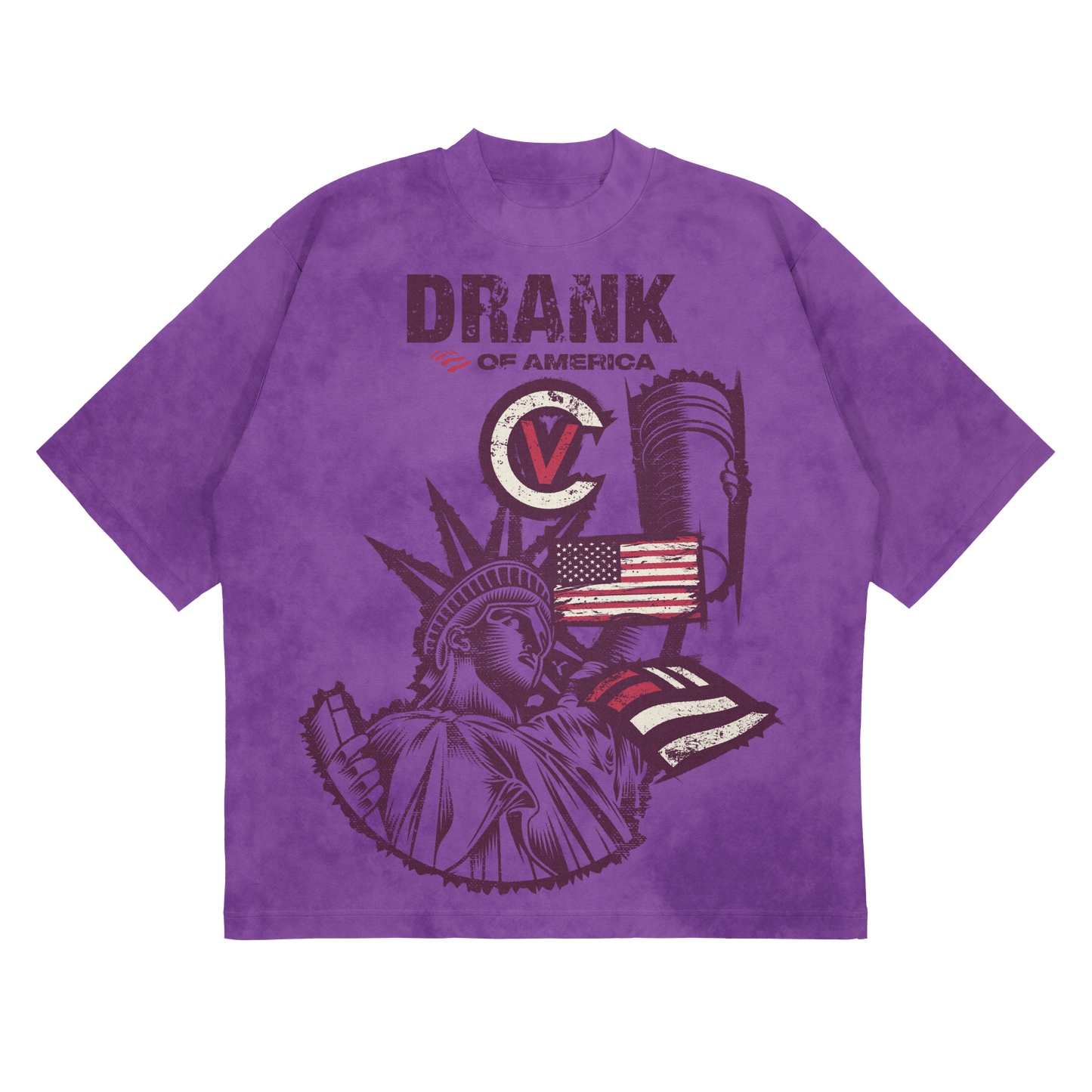 DOA FLAG T-SHIRT PURPLE