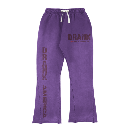 DOA FLAG SWEATS PURPLE