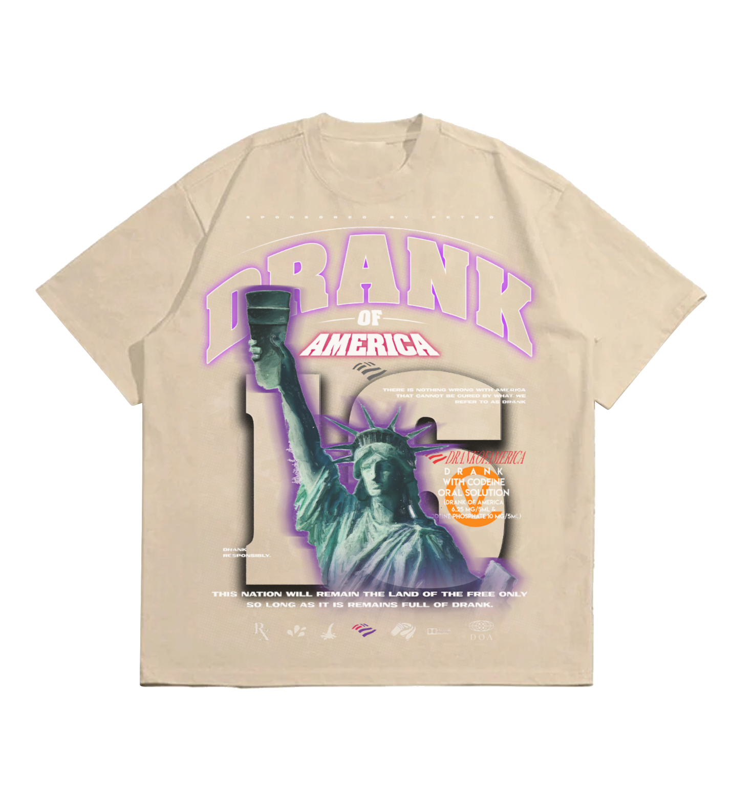 DOA LIBERTY T-SHIRT TAN